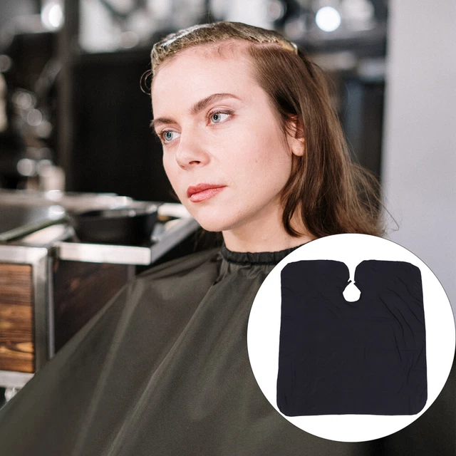 1 pieza Capa de salón con cuello de corte de pelo