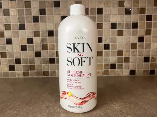 Avon Skin So Soft Supreme Nourishment Body Lotion Extra Dry Skin 33.8 fl oz /W