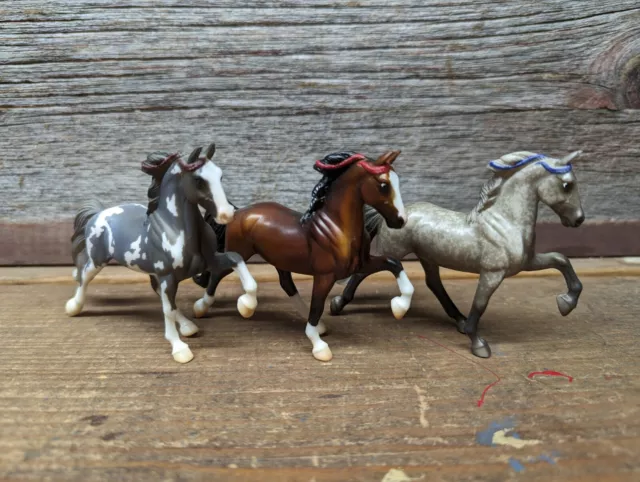 Lot of 3 Tennessee Walking Horses - Breyer  Stablemates