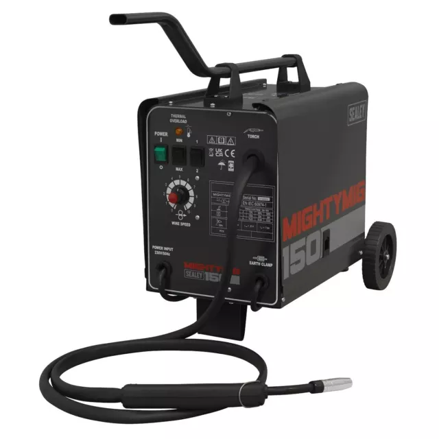 Sealey MIGHTYMIG150 Professional Gas - No Gas MIG Welder 150Amp 230V