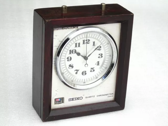 N. Seiko QM10 Quarz Schiff Boot Marine Navigation Chronometer Uhr für Teile