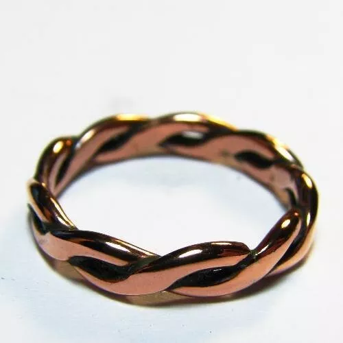 Viking / Celt Copper Finger Ring. Handmade. Historical Reenactment.