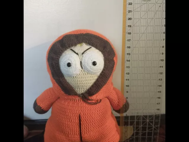 Handmade one-of-a-kind CROCHET KENNY CHARACTER from South Park