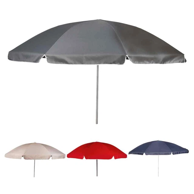 Bo-Camp Sombrilla 165 cm Parasoles Toldo Protector Jardín Terraza Multicolor Bo-
