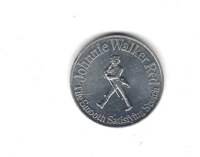 1973 Johnnie Walker Red Scotch Token - New England Patriots