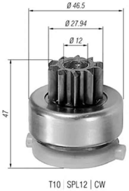 MAGNETI MARELLI Ritzel, Starter 940113020409