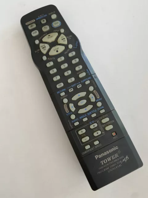 Panasonic Light Tower Remote Control TV VCR  LSSQ0302 Tested