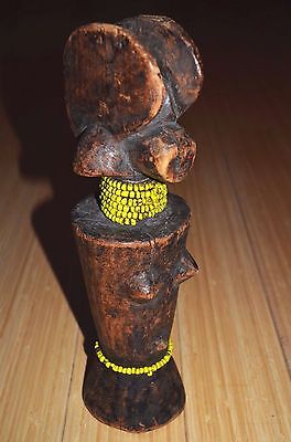 Antique Zaramo Fertility Mwana Hiti Doll Child Of Wood Statue Tanzania, Africa 2