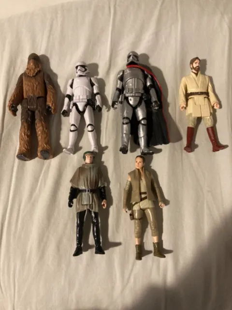 *Rare* Hasbro Star Wars: Action Figure Bundle - 6 DIFFERENT ACTION FIGURES!