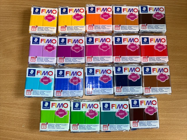 18 x paquetes de arcilla fimo, colores mixtos 57g cada uno