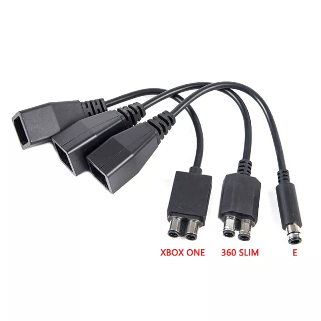 For Microsoft Xbox 360 To Xbox Slim/One/E AC Power Adapter Cable Convertdn b~mj