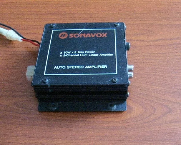 AMPLIFICATORE PER AUTO - Sonavox - 50w x2