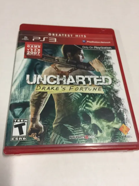 Uncharted: Drake's Fortune  for PlayStation 3 PS3 (GREATEST HITS) Complete