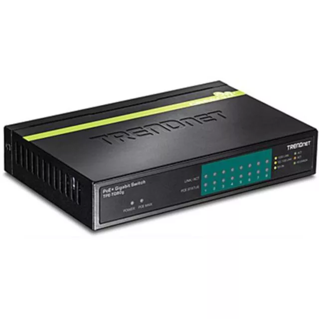 TRENDnet TPE-TG80G 8-Port GREENnet Gigabit PoE+ Switch