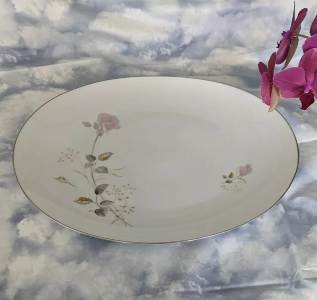 Sango Oval Vegetable Serving Platter Francine Pattern Fine China Japan