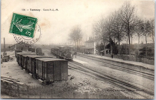 58 TAMNAY - la gare P.L.M