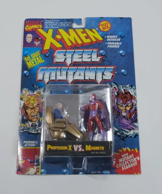 1994 Toybiz Marvel X-Men Steel Mutants Professor X Vs Magneto