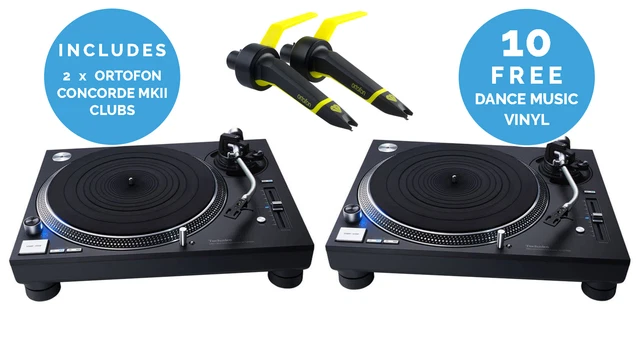 Technics SL-1200MK3 Coppia Giradischi DJ Unità Diretta Nero - Foto 4