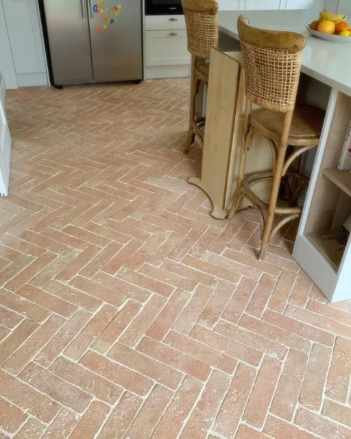 Terracotta Parquet Tiles 7.5x30x2cm - RRP £77.00 JULY DELIVERY £49.95m2 Inc vat