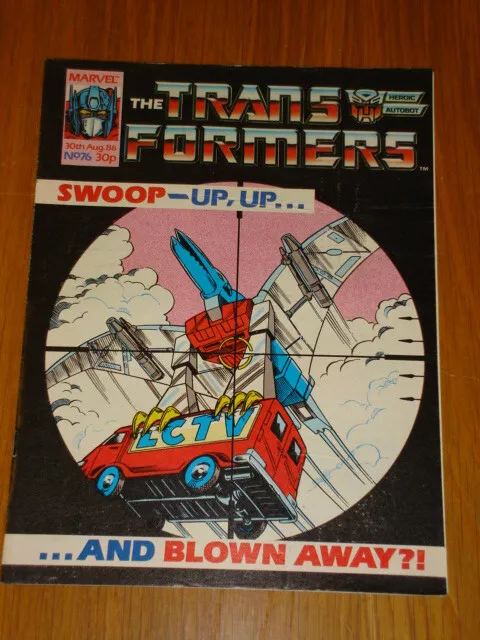 Transformers British Weekly #76 Marvel Uk Comic 1986