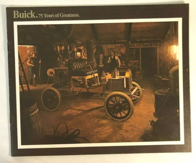 Vintage 1978 Buick Car Dealer Brochure - "75 Years Of Greatness" Riviera Regal