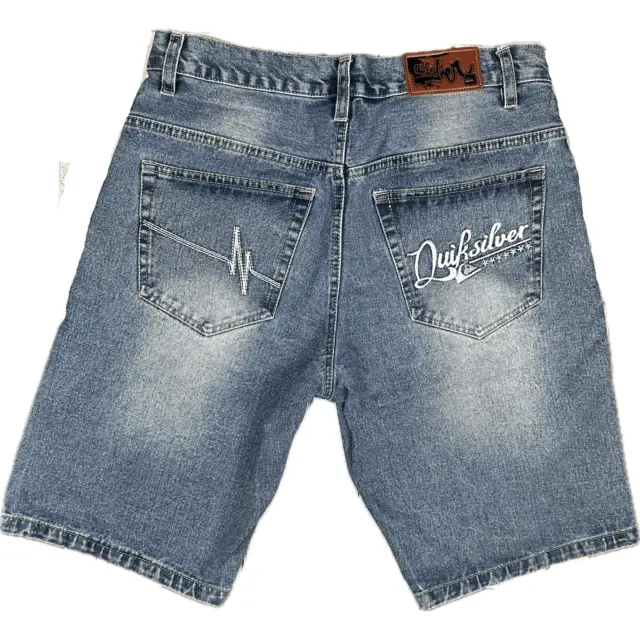 Quiksilver Mens Classic Logo Denim Shorts -Size 34