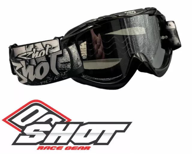 Masque Cross Enduro pour lunettes de moto 100% STRATA Jr. Nation Lentille  transparente Vente en Ligne 