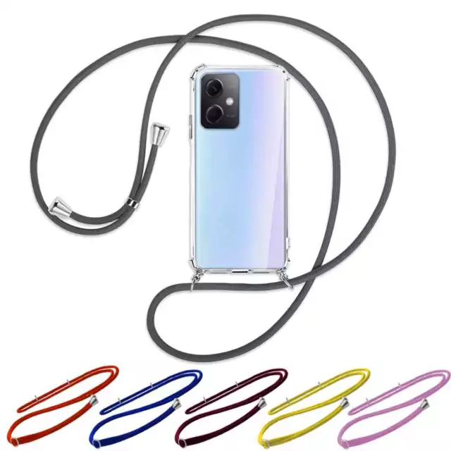 Coque rigide avec collier cordon pour Xiaomi Redmi note 12 Pro