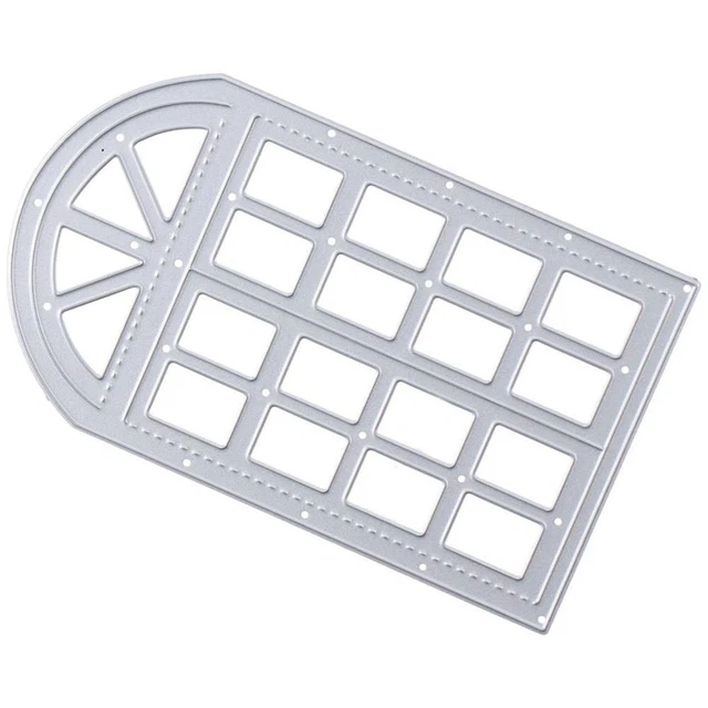 Tableau De Score Pliable 320x320 Mm Pour Scrapbooking - Avec Outil Triangulaire - Plastique ABS Durable - 9