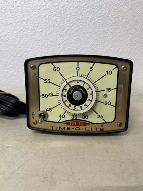 Temporizador de cuarto oscuro Time O Lite GR-72, temporizador industrial Corp Esterline