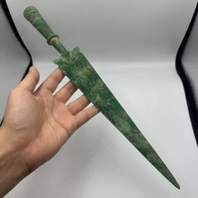 Wonderful Unique Old  Ancient Roman Iron Javelin (Pilum) Spearhead Circa 300  E