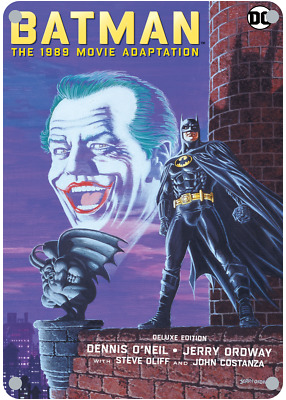 Batman 1989 Movie Comic Michael Keaton Metal Tin Sign Wall Poster Tablet Plate