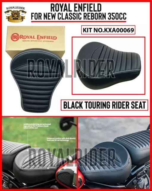 Se adapta al asiento de conductor Royal Enfield BLACK TOURING para el nuevo...