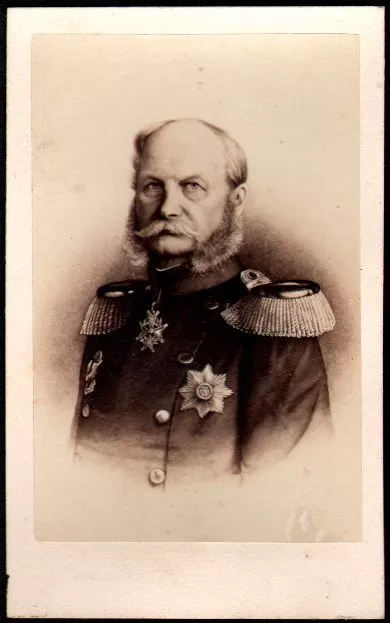 Guillaume 1er Roi de Prusse. Photographe Neurdein vers 1860