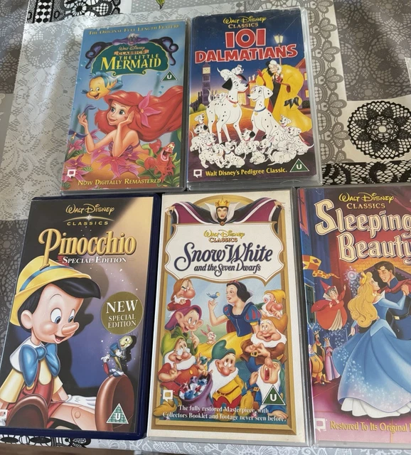PINOCCHIO VHS WALT Disney Classics Children's Adventure, 85 Mins