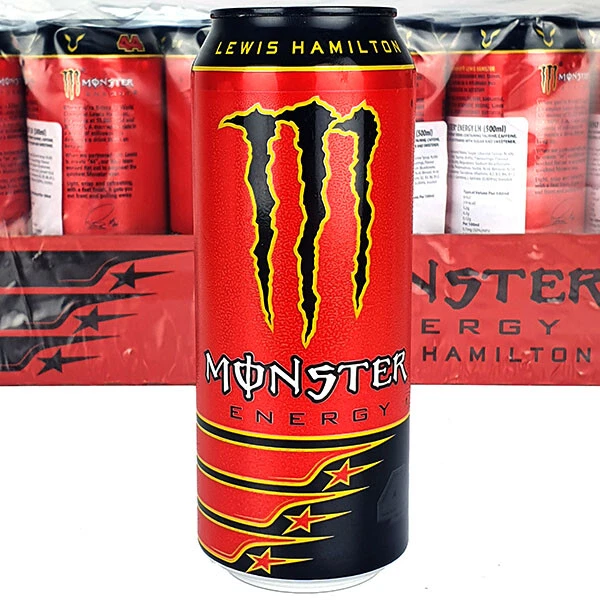 24 X MONSTER Energy Drink - Lewis Hamilton Energy 500ml Cans - New ...