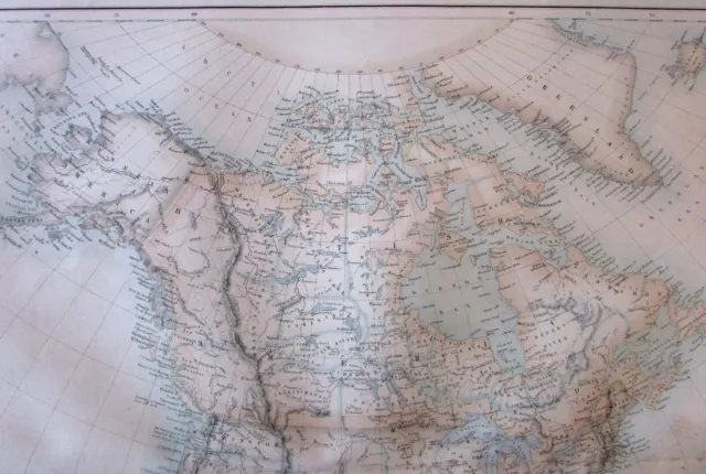 North America Territorial West Fullarton c.1855 large folio sheet map 3