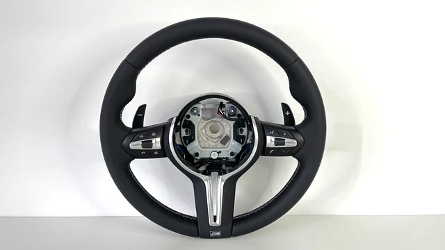 Remanufactured BMW Performance Steering Wheel – F20 F22 F30 F31 F34 – Black Leather With Paddle Shift – 2 Year Warranty