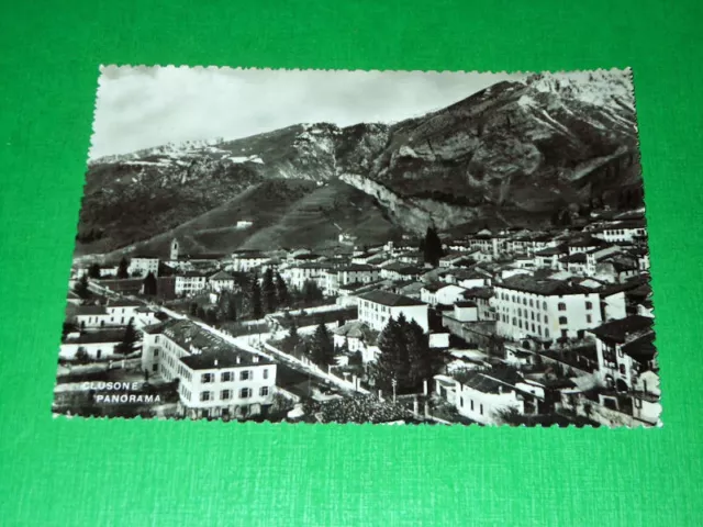 Cartolina Clusone - Panorama 1955 ca