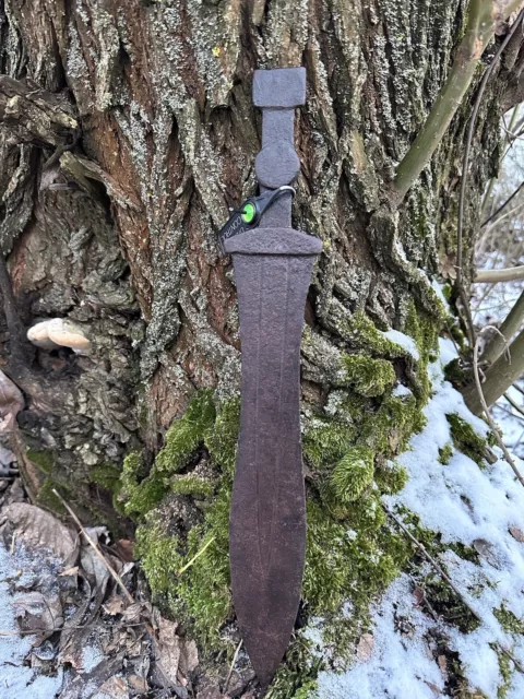 Ancient Roman iron Dagger Pugio , circa 1st century AD.