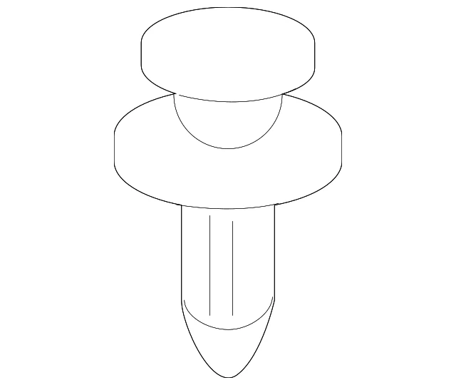 Genuine Toyota Lower Center Pillar Trim Clip 90467-A0006