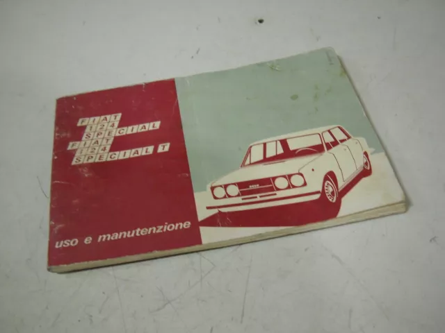 Libretto - Manuale Uso E Manutenzione Fiat 124 Special T - Originale