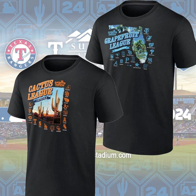NEW! 2024 MLB Spring Training Grapefruit League, Cactus League TShirt
