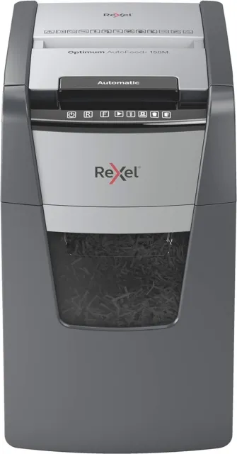 Rexel Optimum AutoFeed+ 150XAutomatischer Aktenvernichter P5 150 Blatt