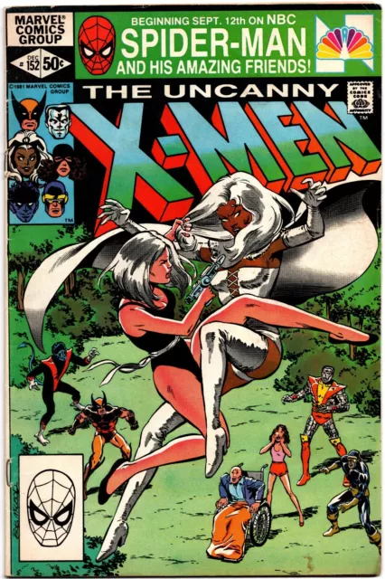 The Uncanny X-Men #152 (Marvel Comics, 1981) White Queen Hellfire Club VG/FN