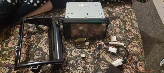 TOYOTA FUJITSU TEN 08545-00V51 NSZT-W62G DVD GPS head unit in