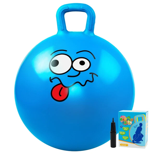 U&C Planet Bouncy Ball with Handle Hopper Ball Hoppity Hop Jumping Ball 22 in...