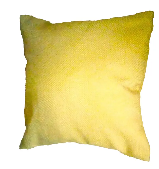 Vibrant Yellow Zipped Cushion Cover and Inner Pad/Cushion.[40cmx40cm].FREE P&P!