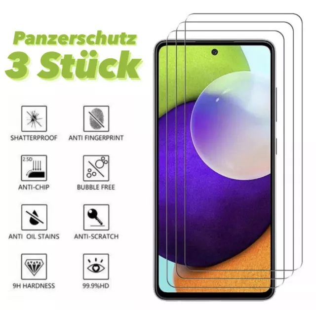 3 x Panzerfolie für Xiaomi Redmi Mi Note 12 11 10 9 10T Pro Lite 5G Schutzglas