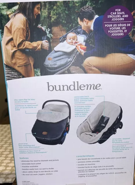 JJ Cole Infant Urban Bundle Me Car Seat & Stroller Cover Grey  Bunting 0-12m